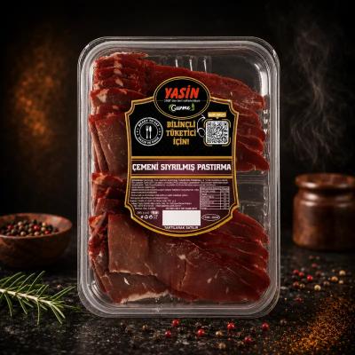 YASİN GURME DANA PASTIRMA ÇEMENSİZ (120 gr)
