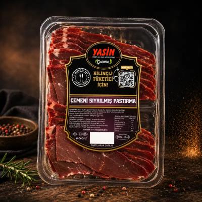 YASİN GURME DANA PASTIRMA ÇEMENSİZ (250gr)