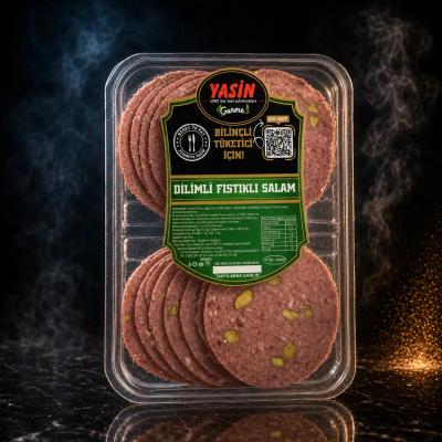 YASİN GURME DANA SALAM DİLİMLİ FISTIKLI (120 gr)